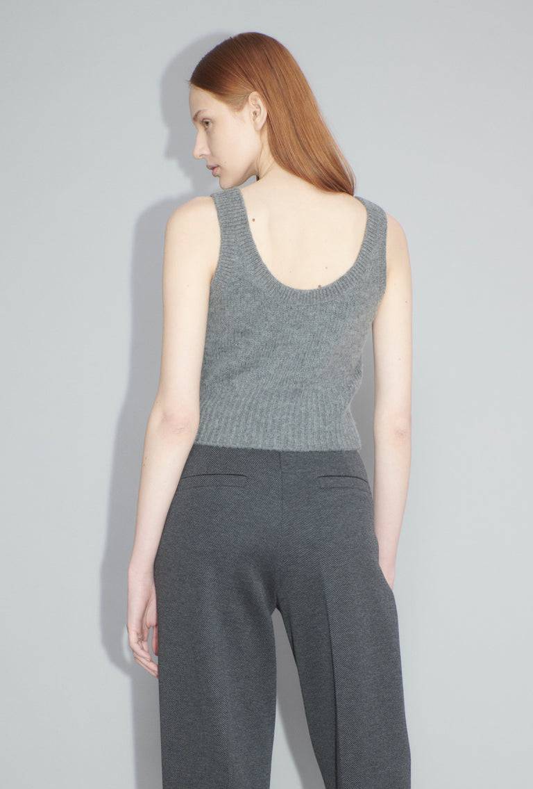 Odeeh Cashair Top, Heather Grey Online