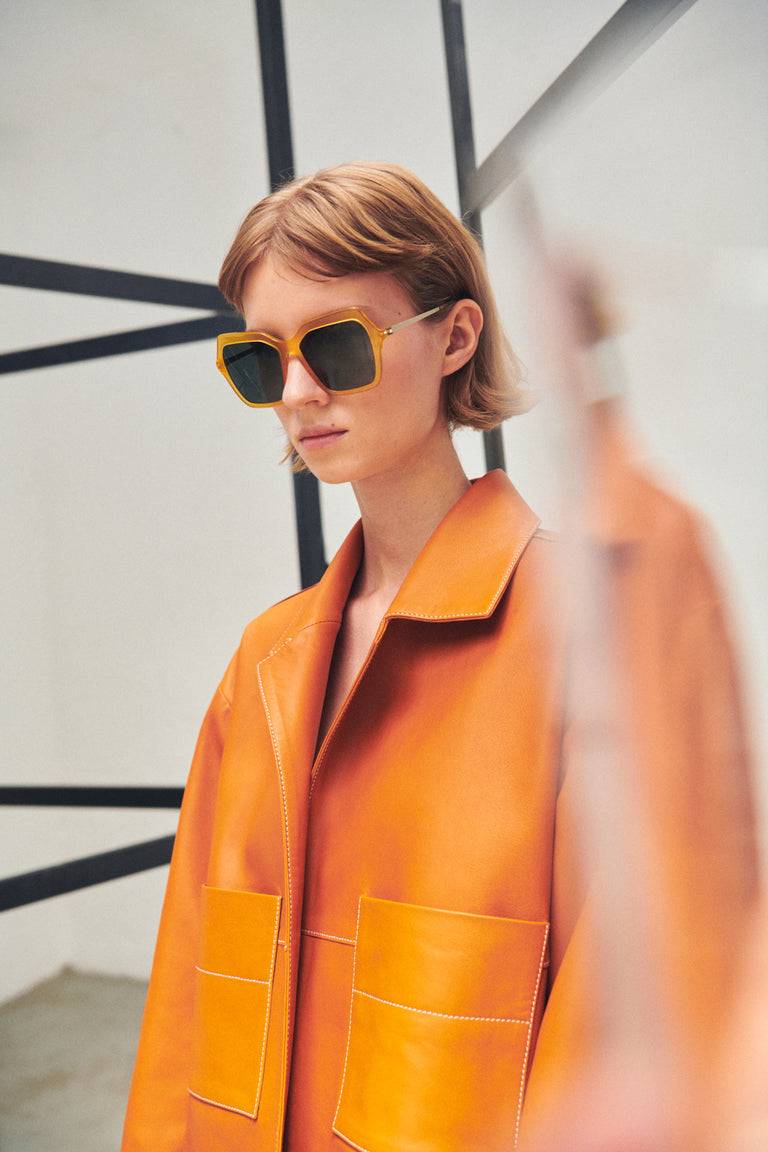 Odeeh NEUBAU Phaedra Sonnenbrille, Honey/Gold Auslauf