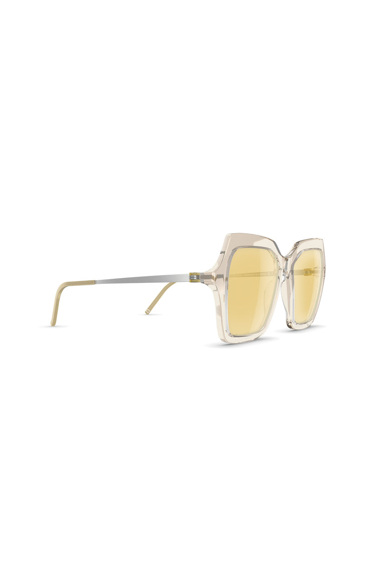 Odeeh NEUBAU Phaedra Sonnenbrille, Champagne/Titanium Verkauf