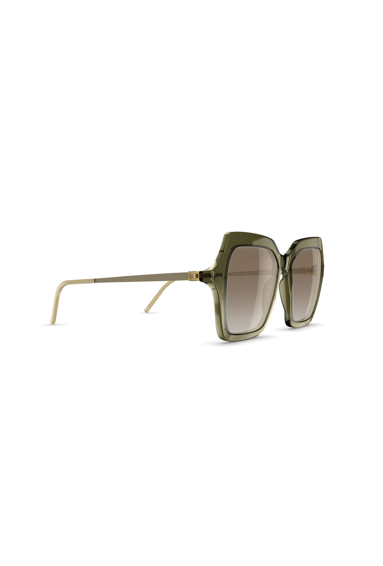Odeeh NEUBAU Phaedra Sonnenbrille, Green/Olive Angebote
