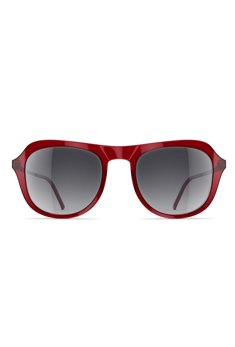 Odeeh NEUBAU Alexis Sonnenbrille, Dark Red/Black Günstiger Verkauf