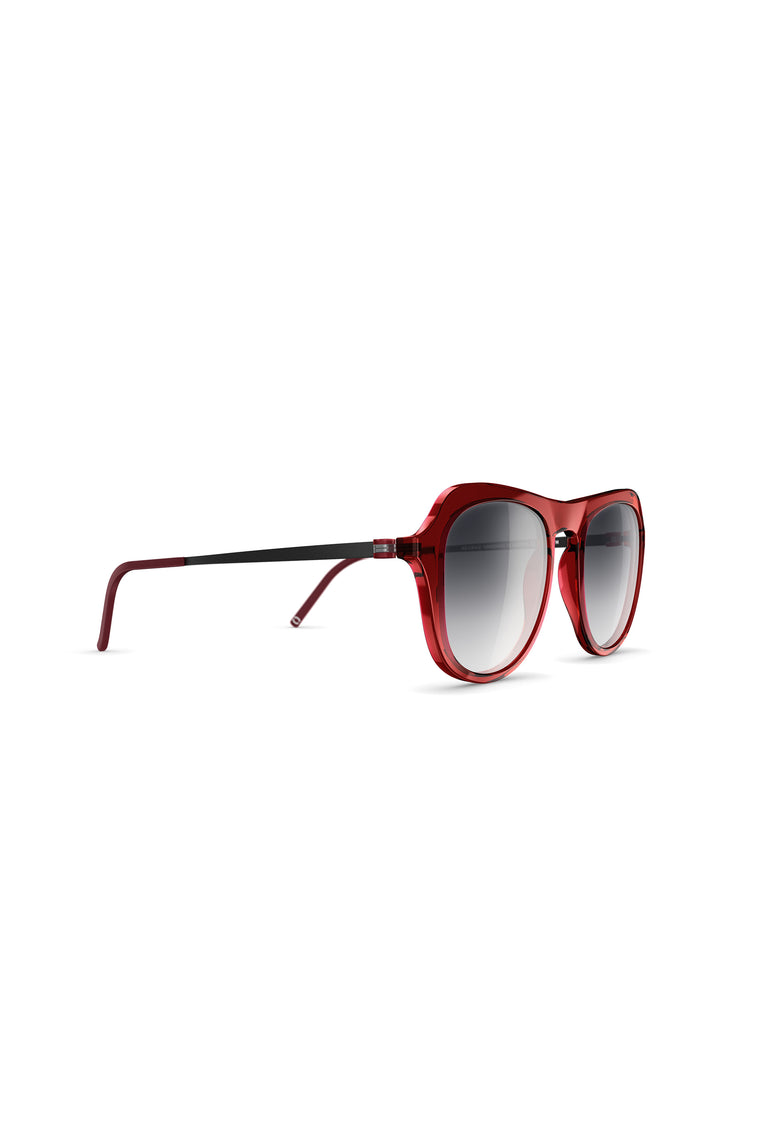 Odeeh NEUBAU Alexis Sonnenbrille, Dark Red/Black Günstiger Verkauf