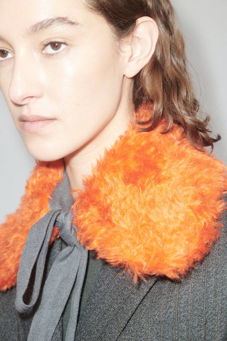 Odeeh Plush Schalkragen, Glowing Orange Online