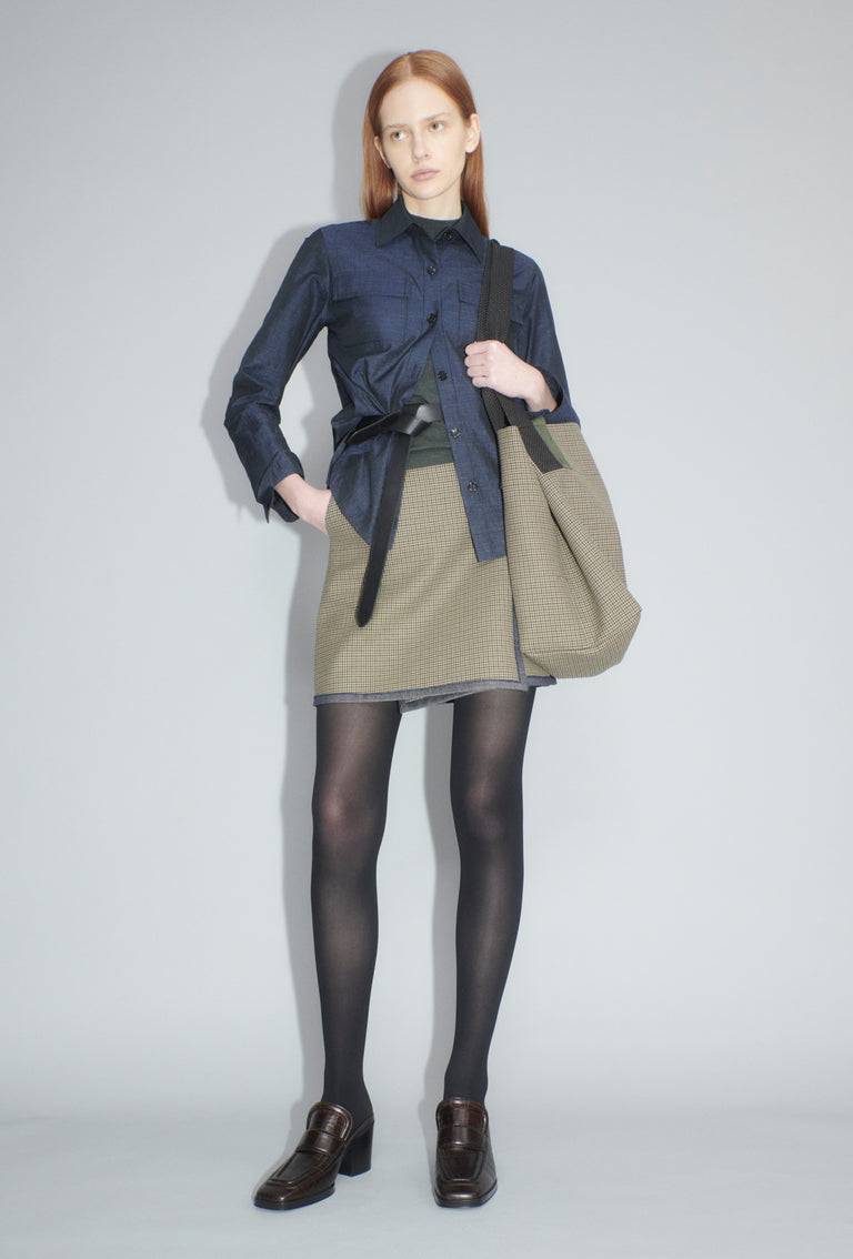 Odeeh Bounded Denim Tasche, Khaki Auslauf