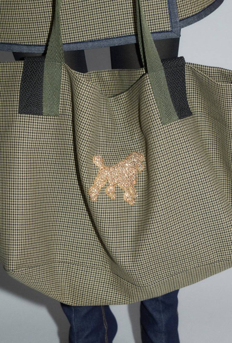 Odeeh Bounded Denim Tasche, Khaki Auslauf