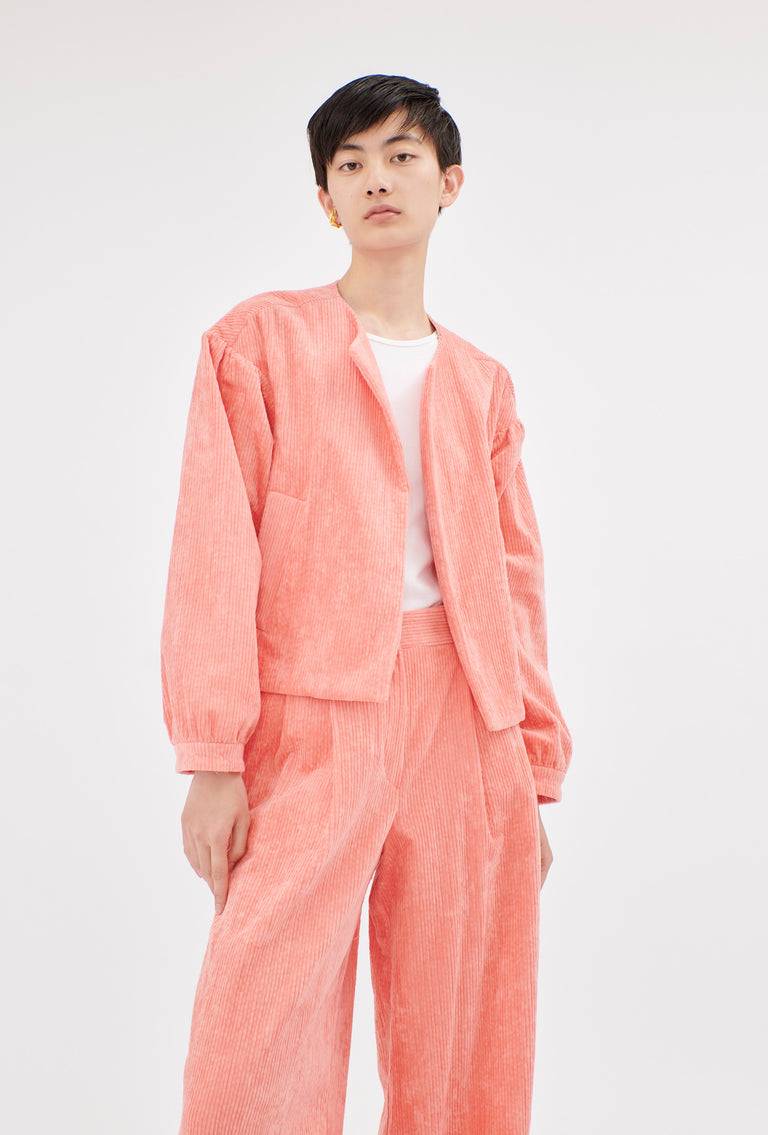 Odeeh Washed Corduroy Jacke, Flamingo Online
