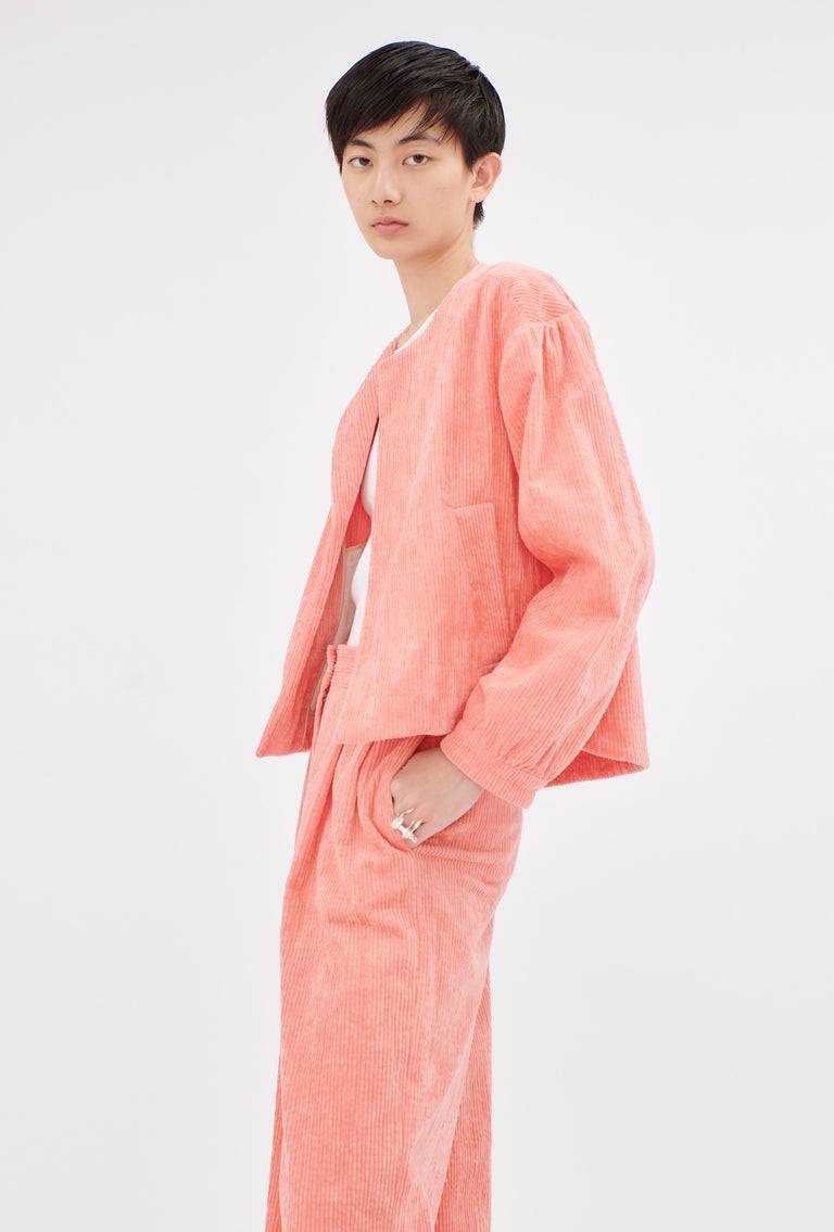 Odeeh Washed Corduroy Jacke, Flamingo Online