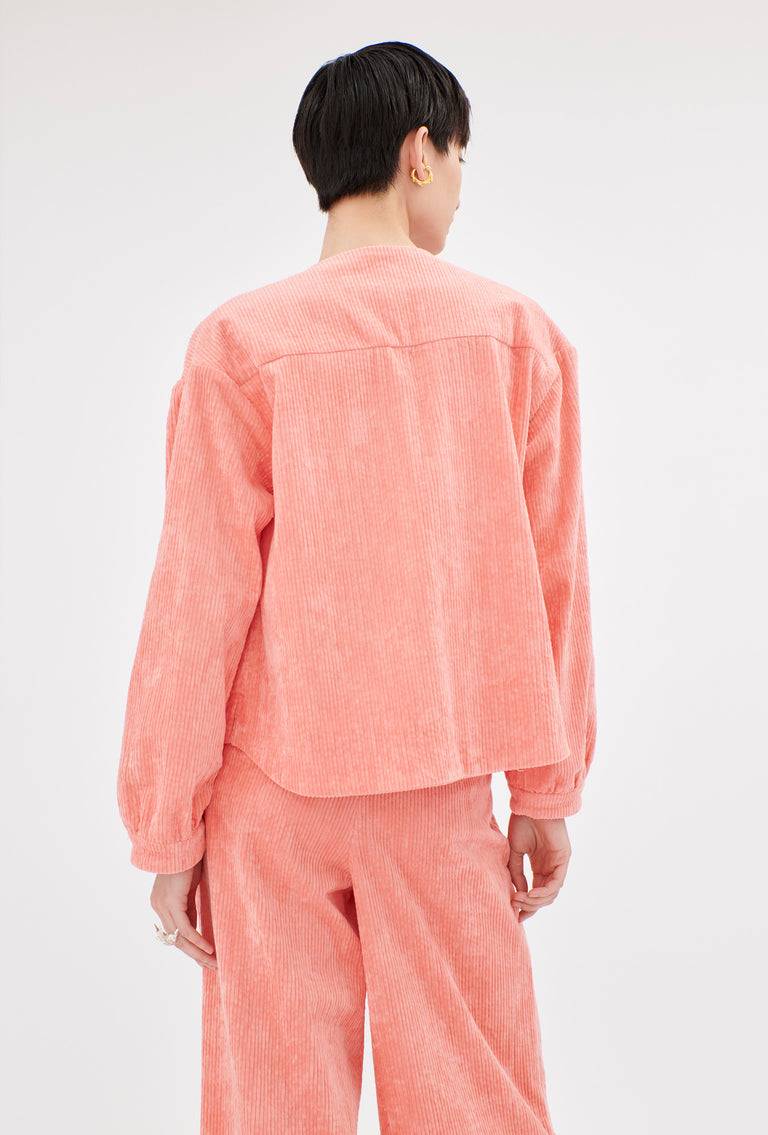 Odeeh Washed Corduroy Jacke, Flamingo Online