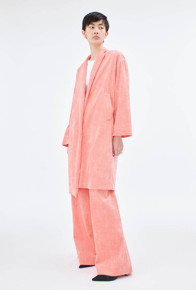 Odeeh Washed Corduroy Mantel, Flamingo Auslauf