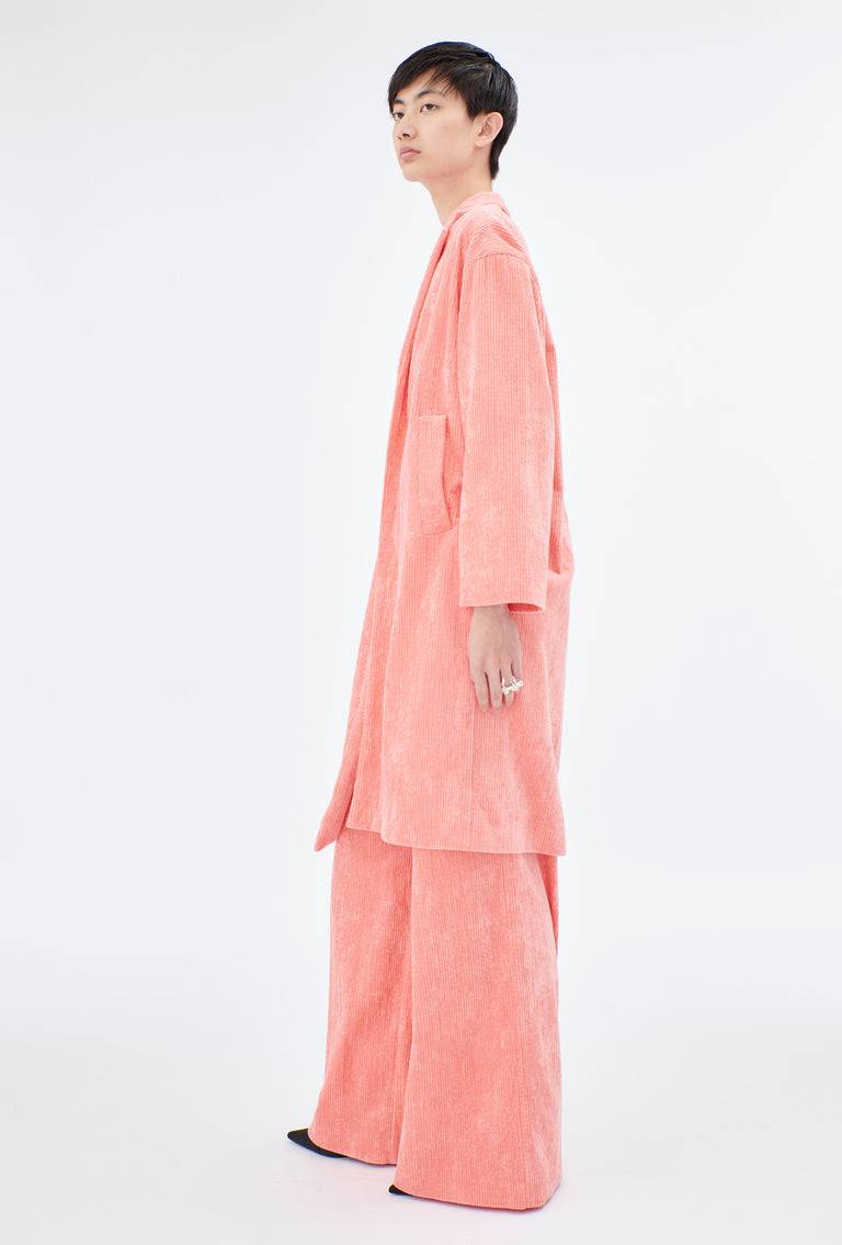 Odeeh Washed Corduroy Mantel, Flamingo Auslauf