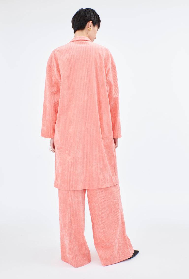 Odeeh Washed Corduroy Mantel, Flamingo Auslauf
