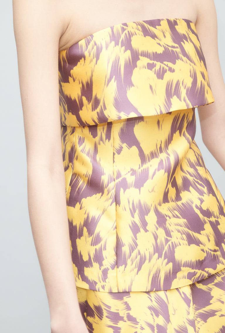 Odeeh Blurred Bouquets Duchesse Top, Sun im Angebot