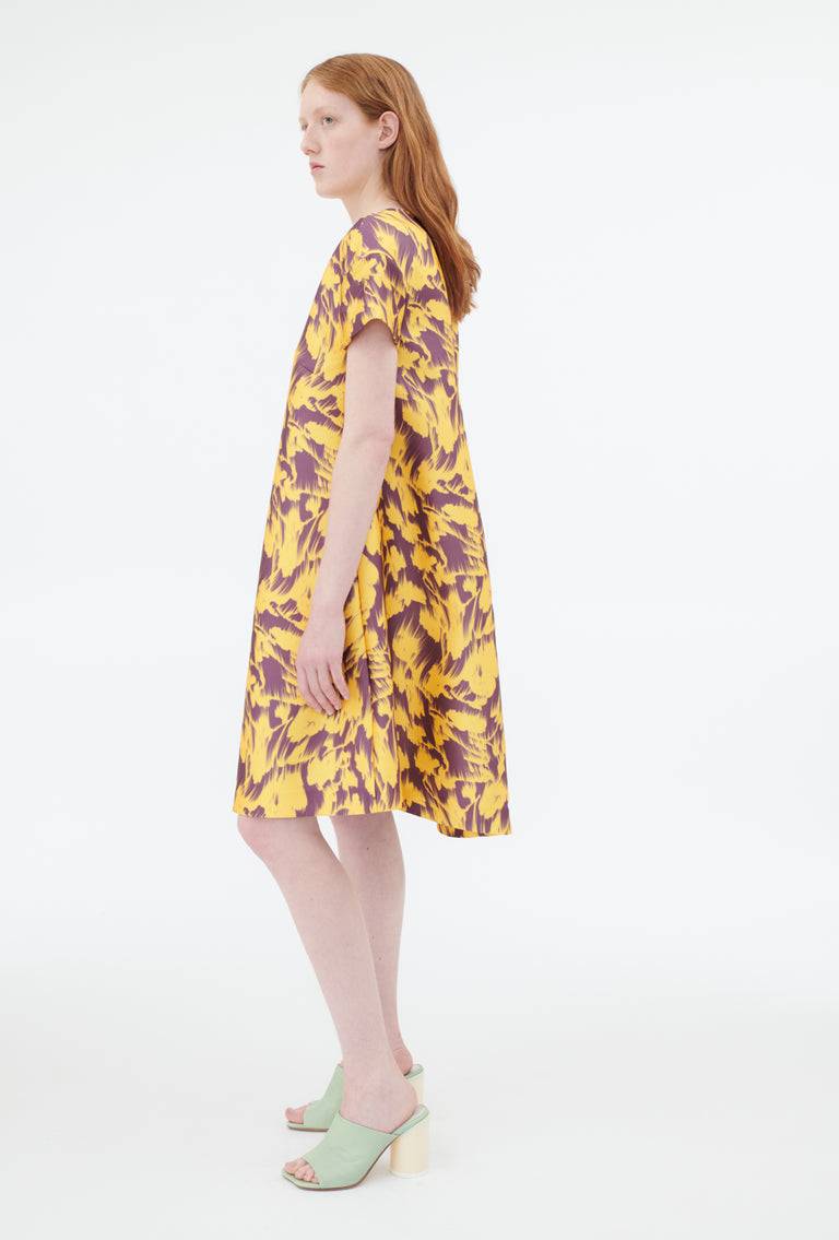 Odeeh Blurred Bouquets Duchesse Kleid, Sun Meist gekauft