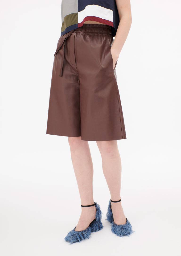 Odeeh Light Lamb Nappa Hose, Maroon Meist gekauft