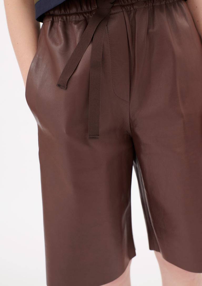 Odeeh Light Lamb Nappa Hose, Maroon Meist gekauft