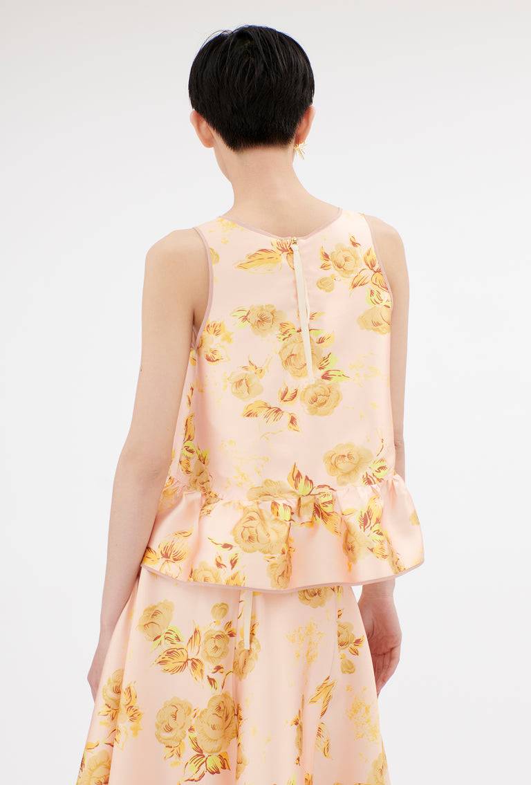 Odeeh Duchesse Roses Top, Dawn Günstiger Verkauf