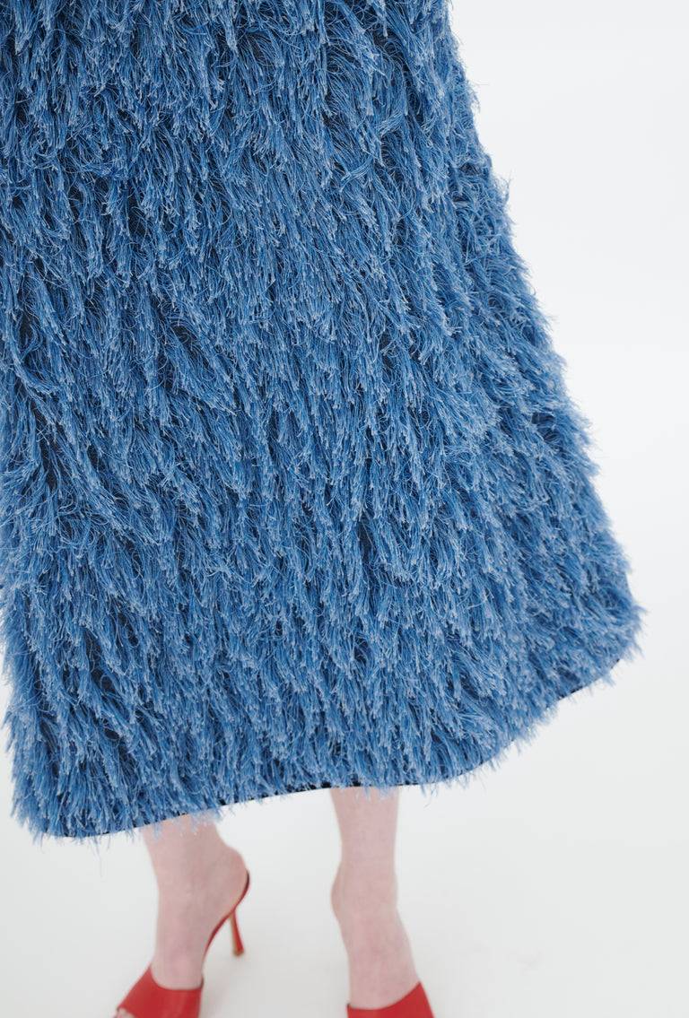 Odeeh Delavé Fringes Rock, Light Indigo Hotsell