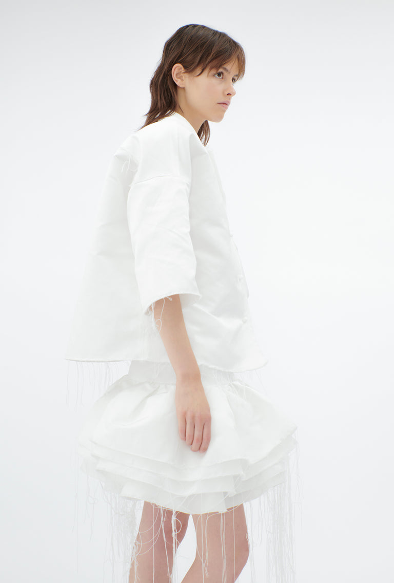 Odeeh Duchesse Bluse, White im Angebot