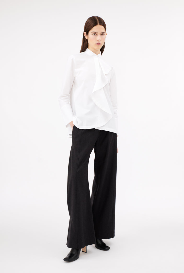 Odeeh Poplin Bluse, White Schlussverkauf