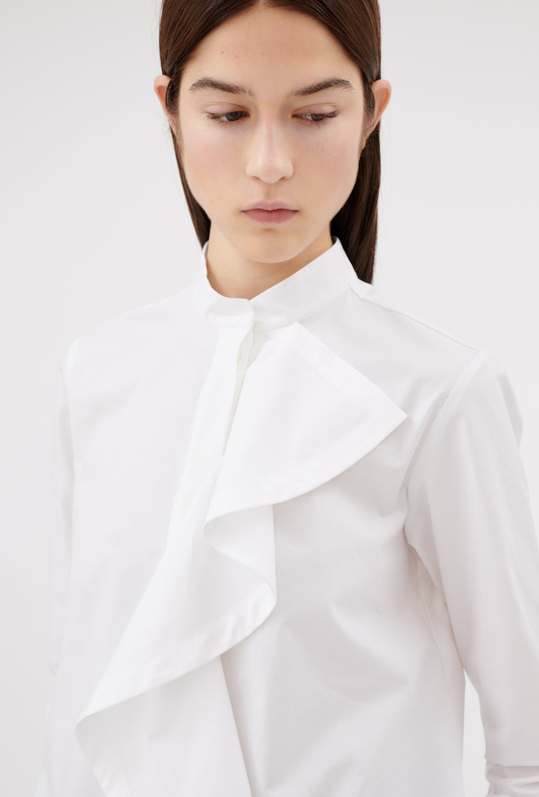 Odeeh Poplin Bluse, White Schlussverkauf