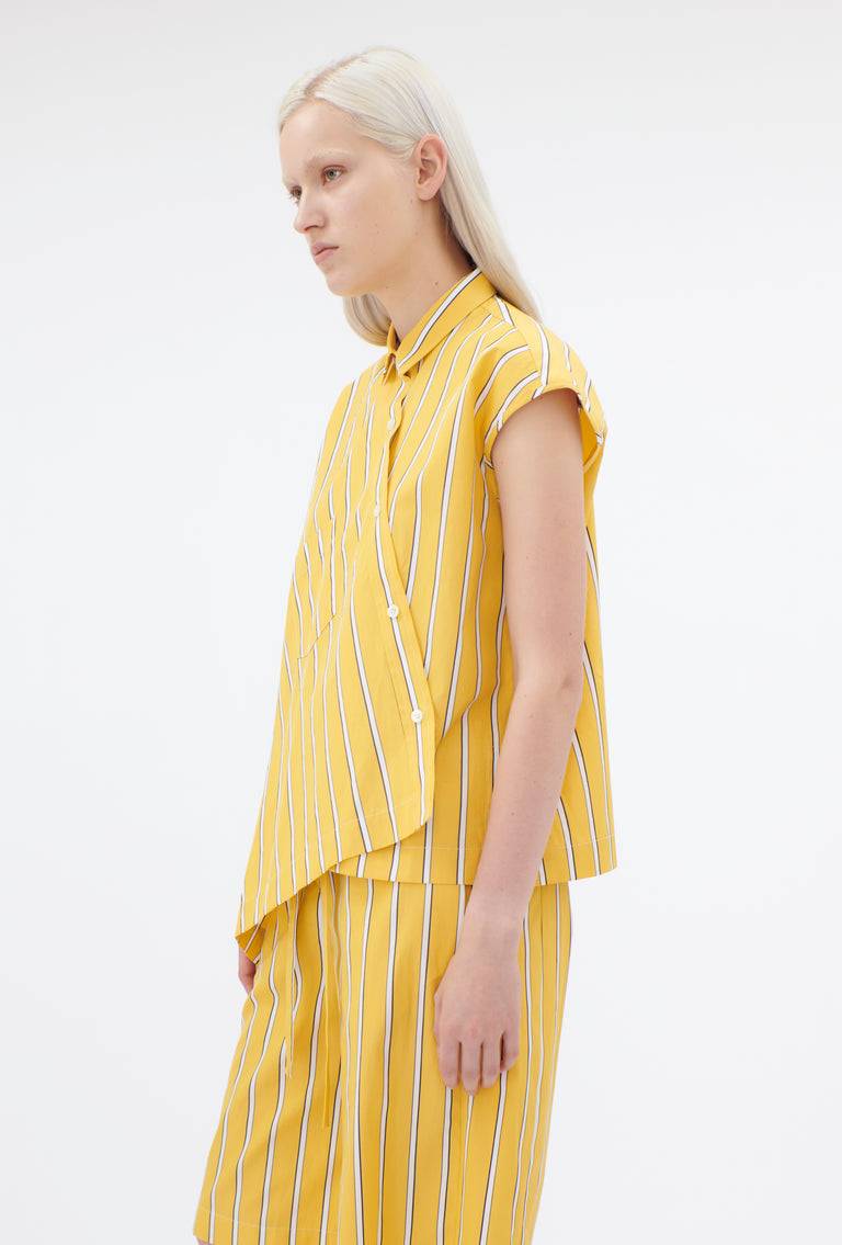 Odeeh Men's Stripe Bluse, Dandelion Günstiger Verkauf