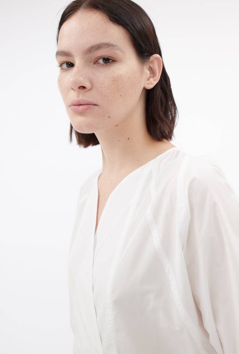 Odeeh Ultra Light Taffeta Bluse, White Online