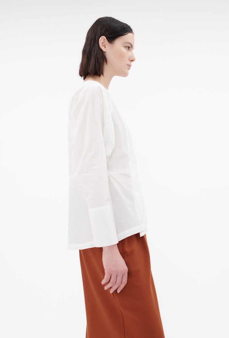 Odeeh Ultra Light Taffeta Bluse, White Online