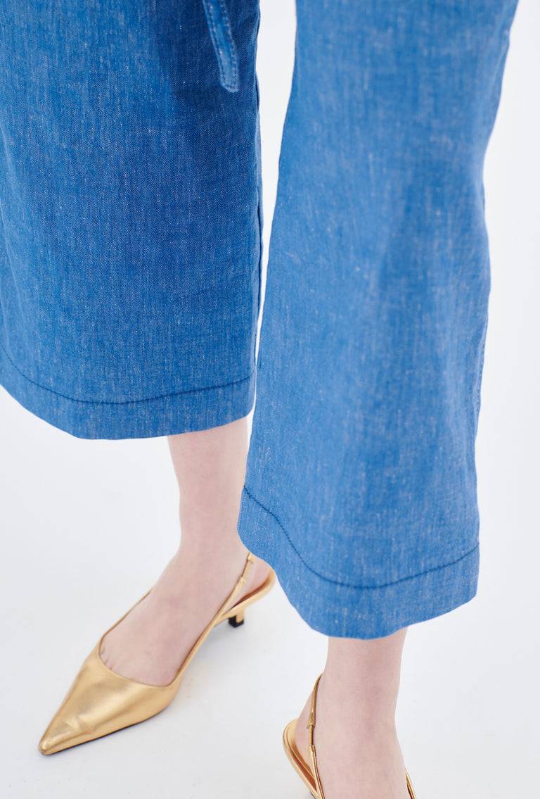 Odeeh Cotton Linen Denim Hose, Ocean Hotsell