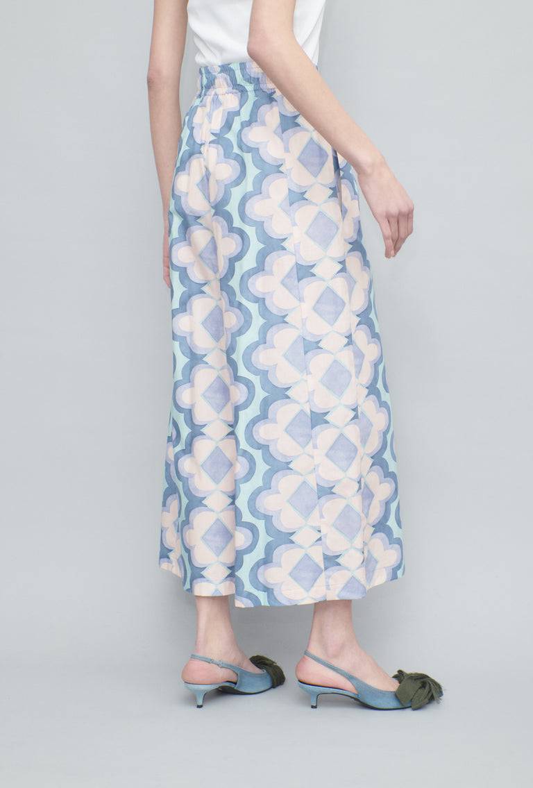 Odeeh Giant Arabesque Hose, Periwinkle Blue Fabrikverkauf