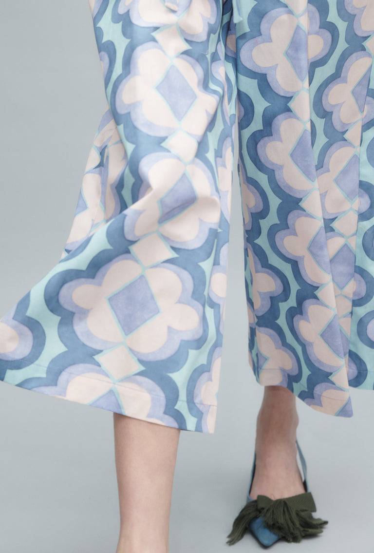 Odeeh Giant Arabesque Hose, Periwinkle Blue Fabrikverkauf