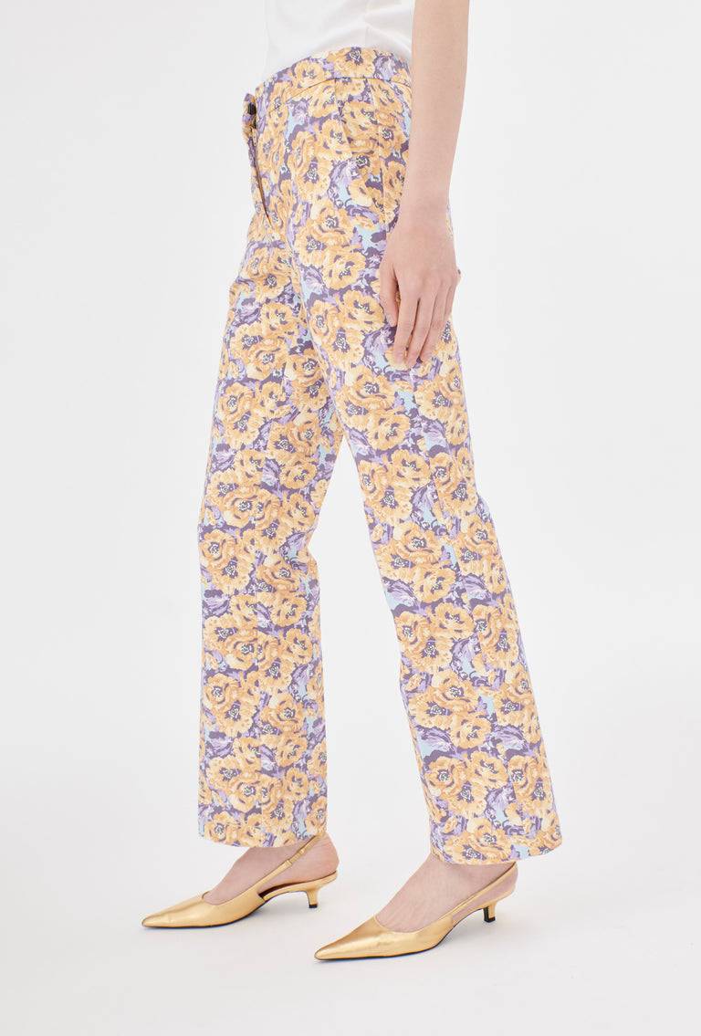 Odeeh Anemones Cotton Gabardine Hose, Lilac Online