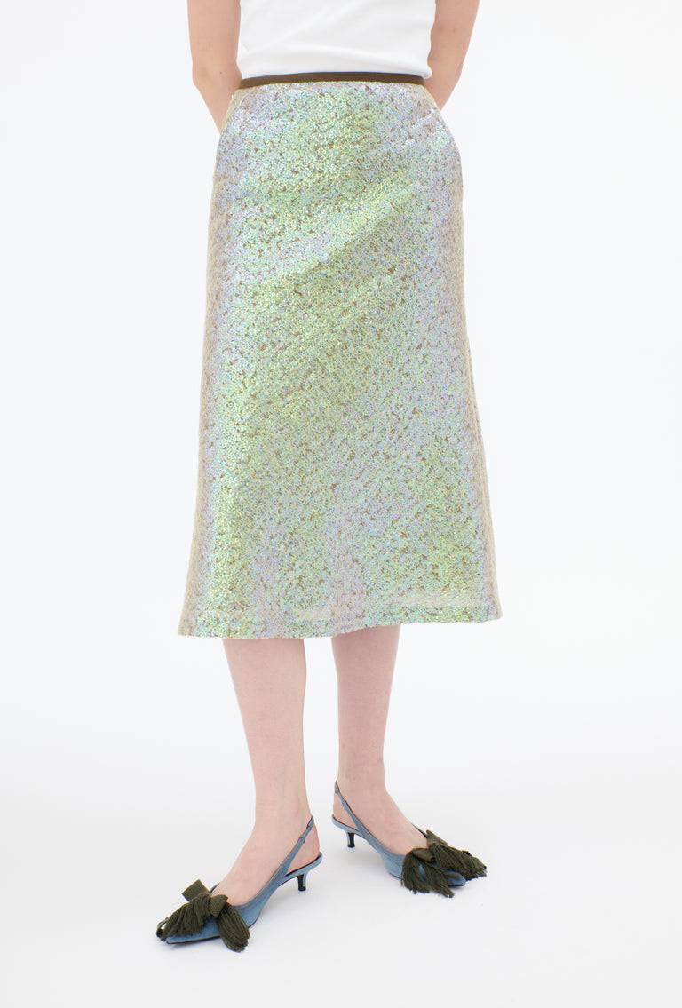 Odeeh Hazy Sequins Rock, Mermaid green im Angebot