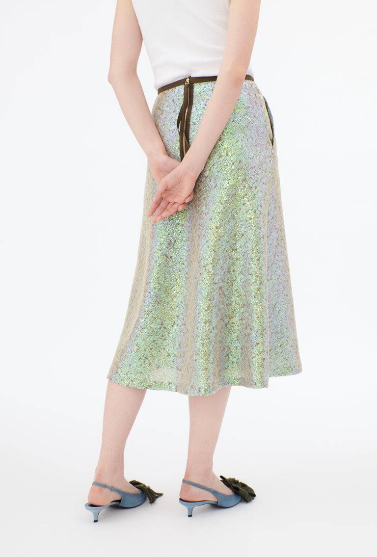 Odeeh Hazy Sequins Rock, Mermaid green im Angebot