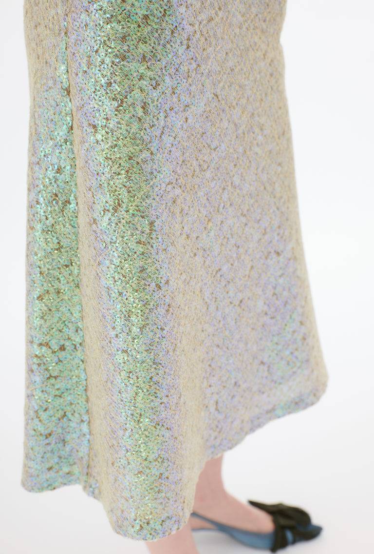 Odeeh Hazy Sequins Rock, Mermaid green im Angebot