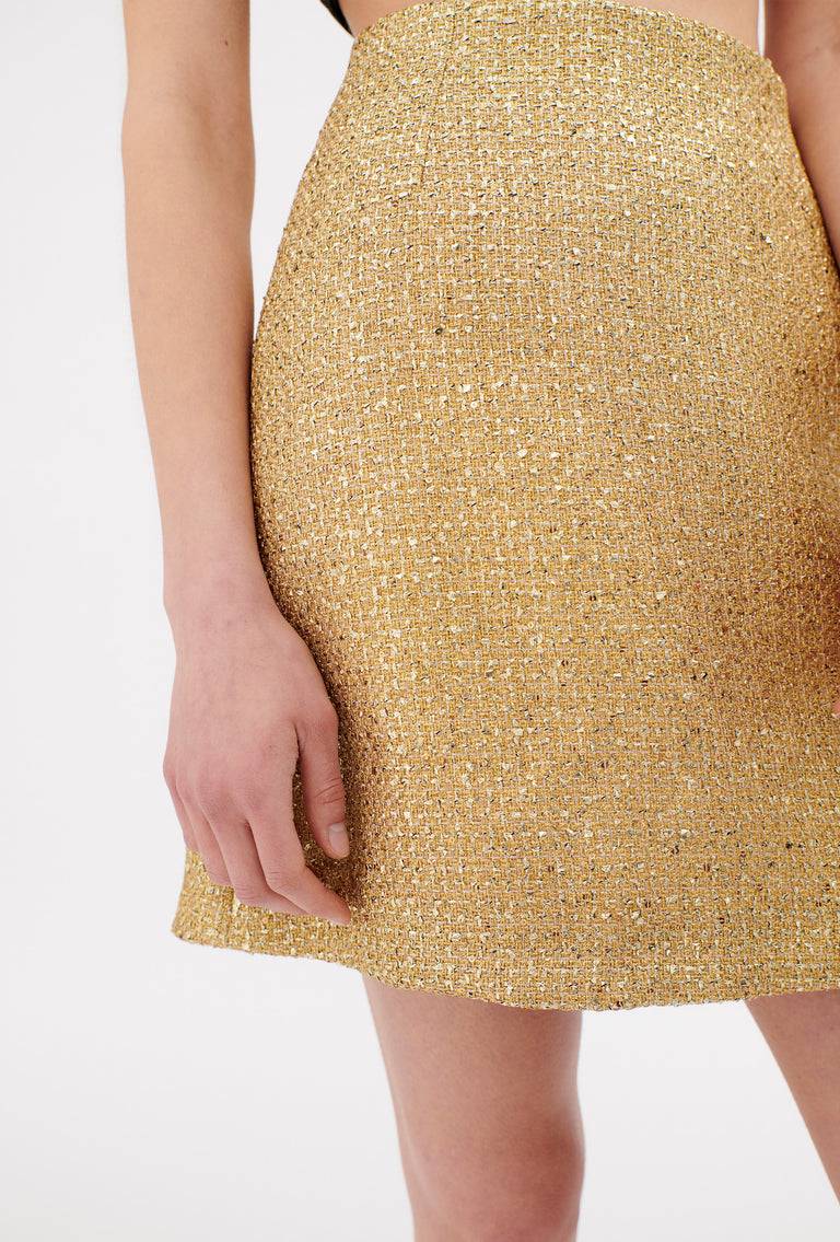 Odeeh Gold Brocade Rock, Gold Schlussverkauf