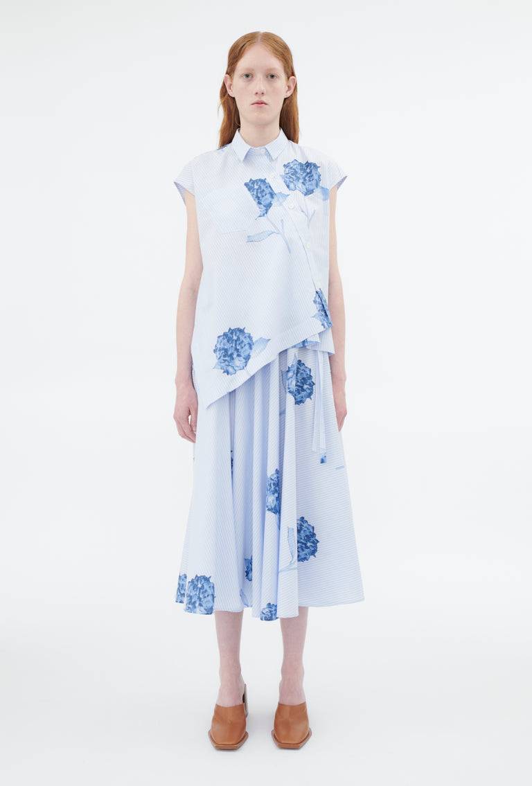 Odeeh Over Printed Men's Stripe Rock, Sky Günstiger Verkauf