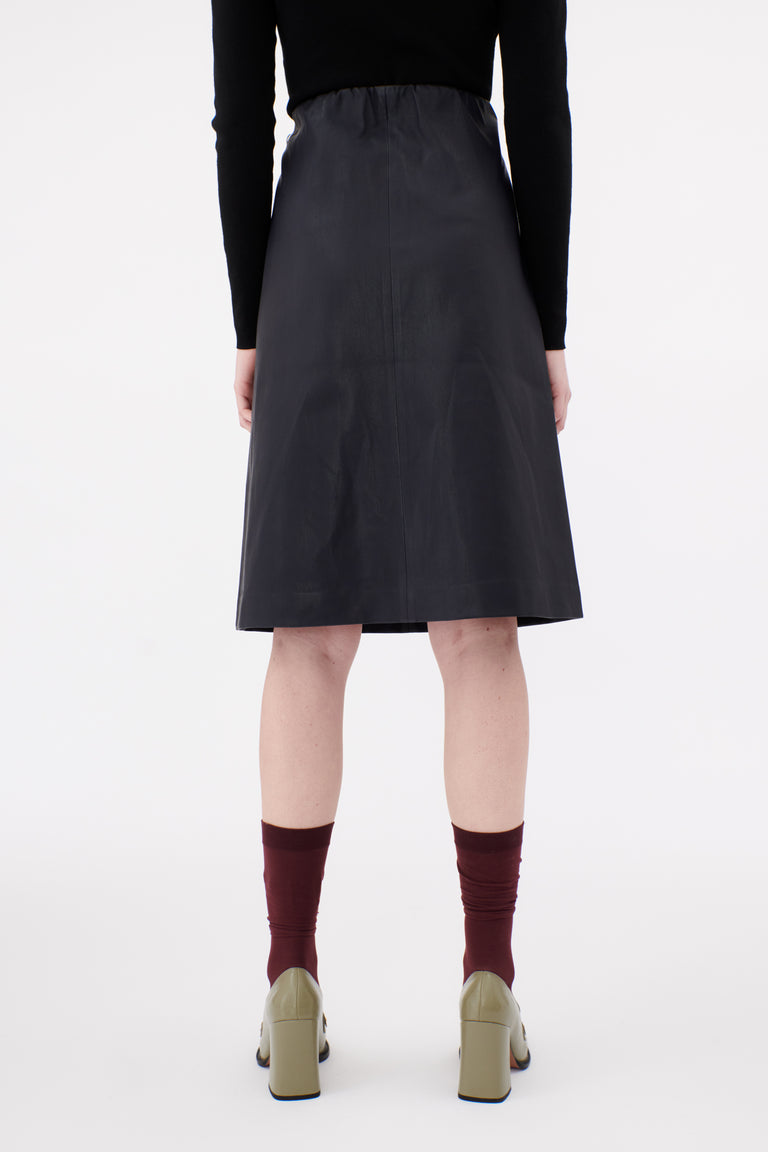 Odeeh Stretch Lamb Nappa Rock, Blackblue Meist gekauft