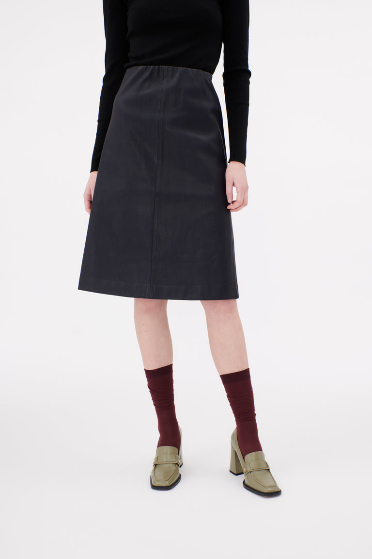Odeeh Stretch Lamb Nappa Rock, Blackblue Meist gekauft