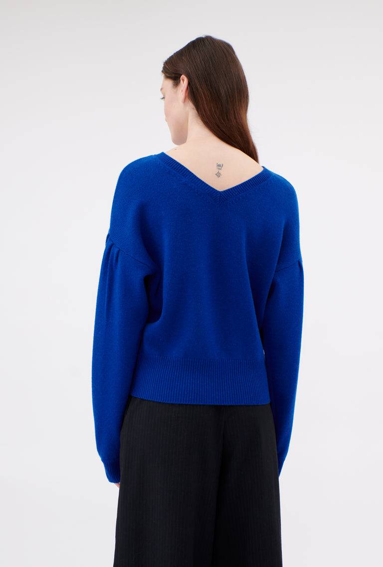 Odeeh Cash-Wool Mix Pullover, Sapphire Angebote