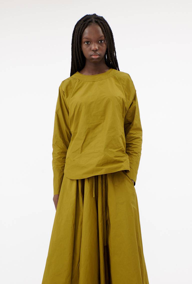 Odeeh Ultra Light Taffeta Shirt, Goldolive Günstiger Verkauf