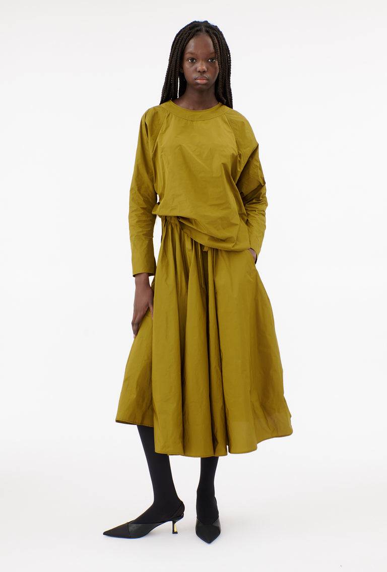 Odeeh Ultra Light Taffeta Shirt, Goldolive Günstiger Verkauf