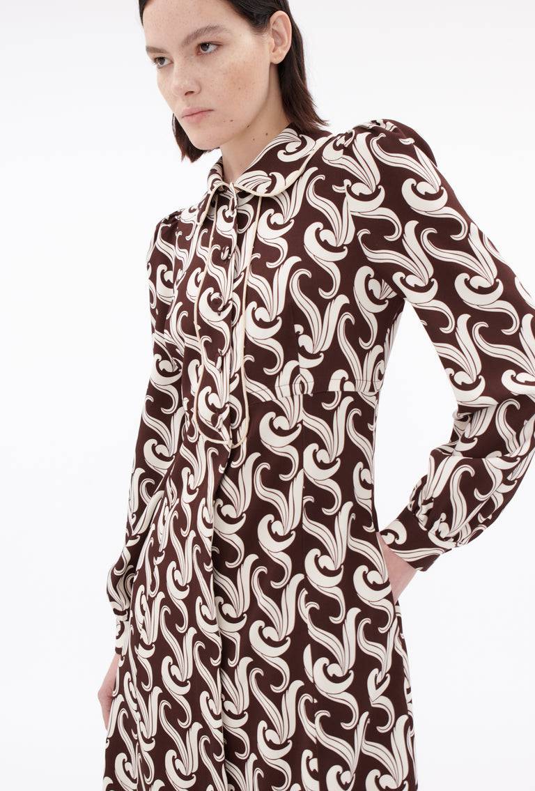 Odeeh Locks Kleid, Dark Chocolate Meist gekauft