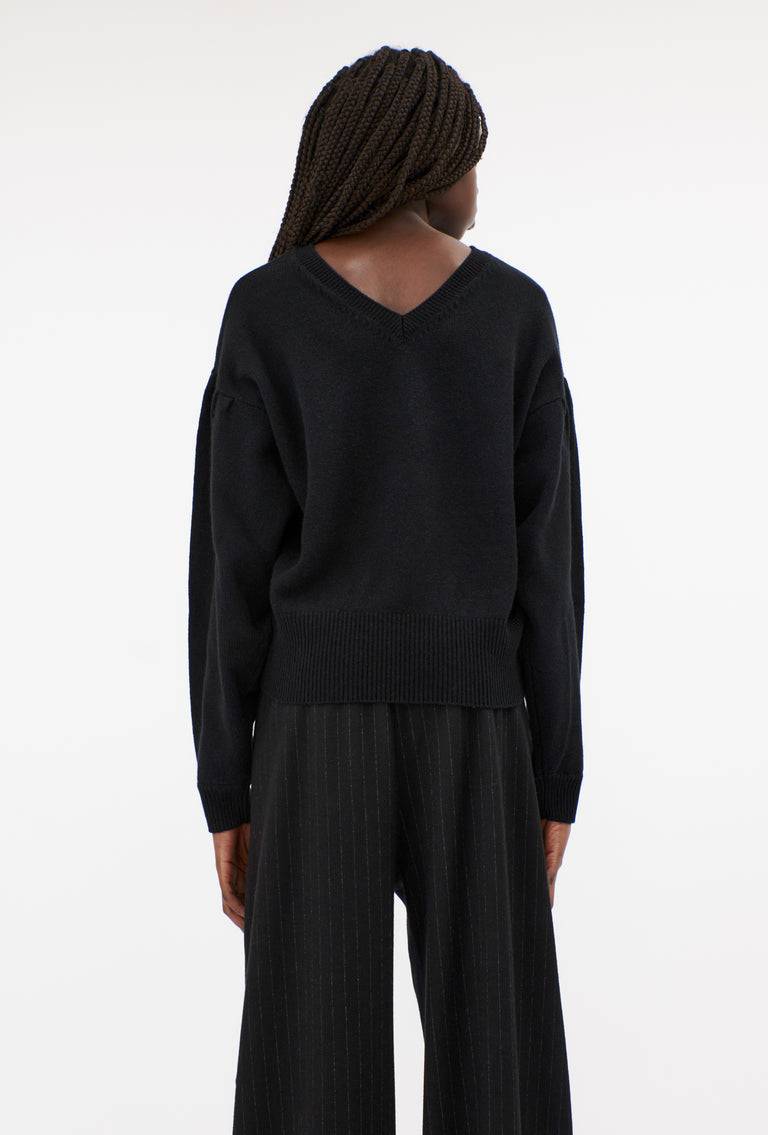 Odeeh Cash-Wool Mix Pullover, Jet Black Blitzverkäufe