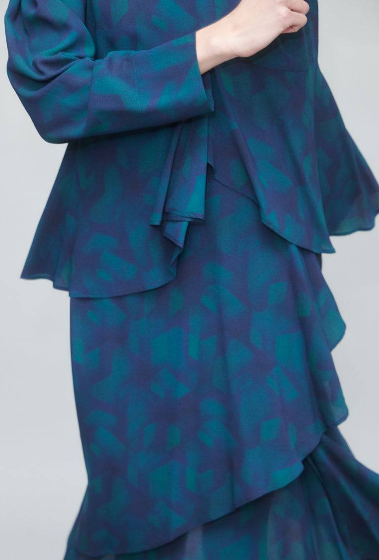 Odeeh Caleidoskope Kleid, Ink Rabatt