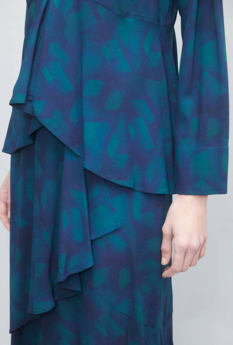 Odeeh Caleidoskope Kleid, Ink Rabatt