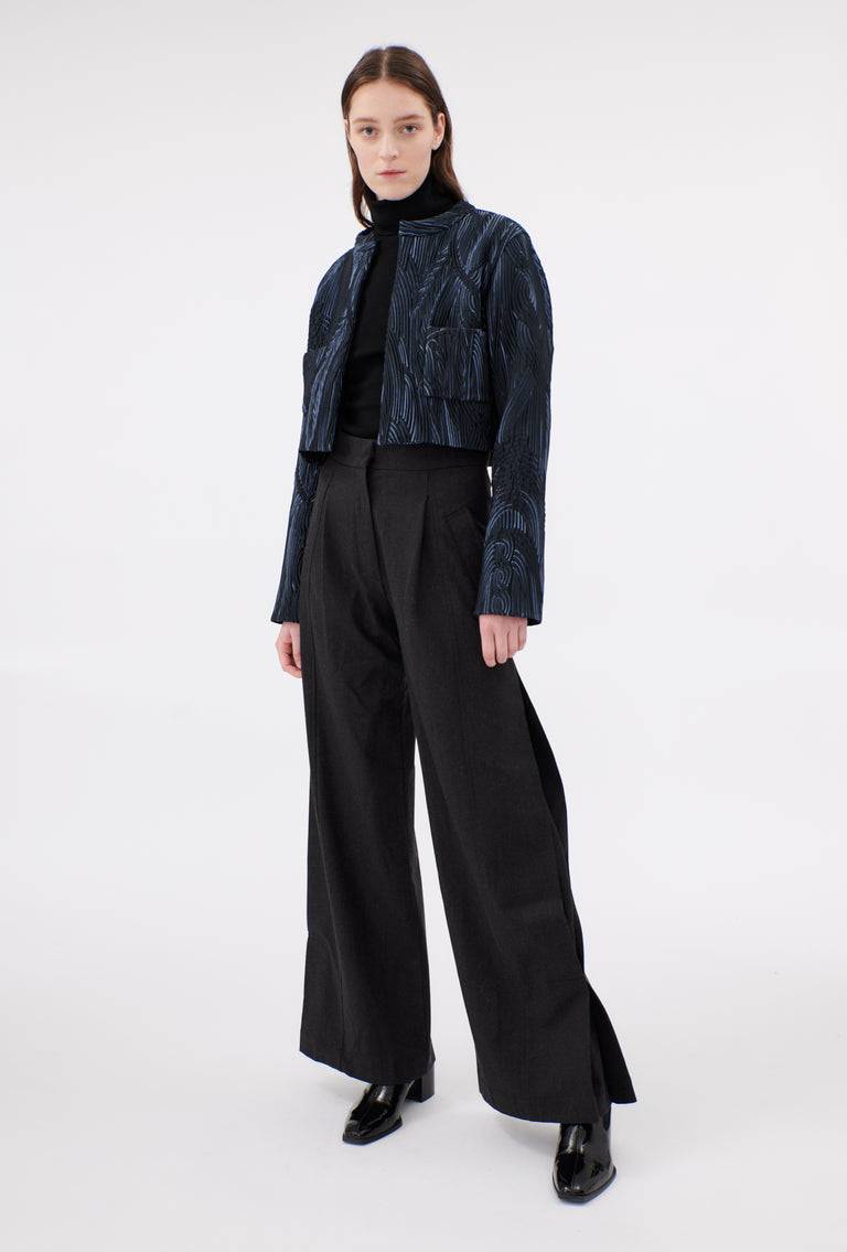 Odeeh Stretch Matelassè Jacke, Ink Schlussverkauf