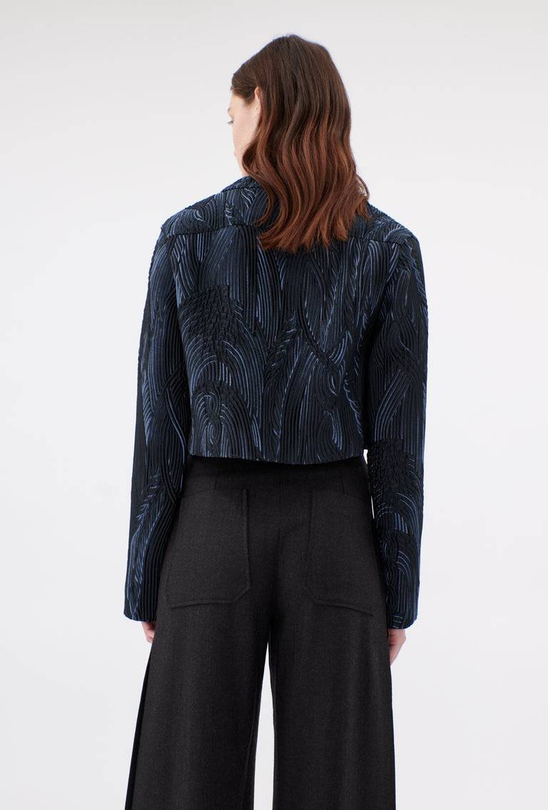 Odeeh Stretch Matelassè Jacke, Ink Schlussverkauf