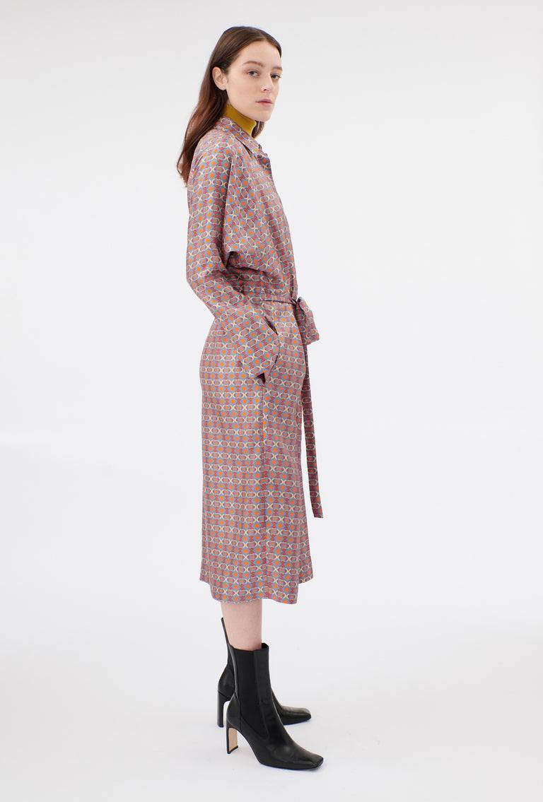 Odeeh Ovals & Squares Kleid, Stone Günstiger Verkauf