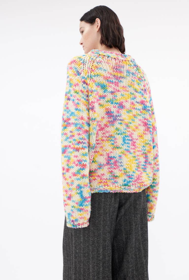 Odeeh Multicolor Printed Wool Pullover, Candy Meist gekauft