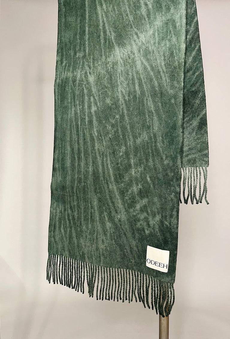 Odeeh Cold Dyed Schal, Forest Auslauf